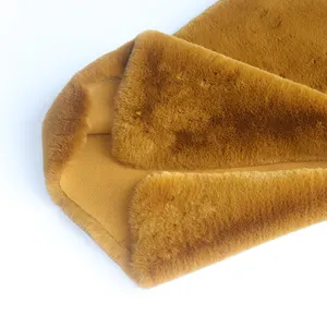 High quality 100% polyester high quality faux fur fabric from China factory rabbit fur for toys