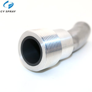 Đầu phun cát hình chuối bằng cacbua bo, góc 45 độ, chống gỉ bên trong, sản xuất bởi nhà máy - Product Image 3