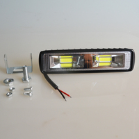 Feux de travail LED COB 48W pour bateau, tracteur, conduite en brouillard, 4x4, tout-terrain, 6 pouces, accessoires d'éclairage extérieur pour camions, voitures, motos