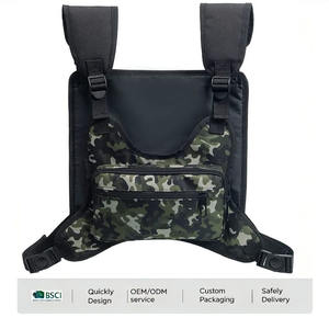 Kleurrijke Tactische Borsttas Mode <span class=keywords><strong>Bullet</strong></span> Hip Hop Heuptas Trainingsvest Buiktas Outdoor Heren Running Borst Rig Tas - Product Image 1