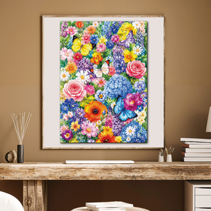 Rompecabezas de jardín de ensueño con mariposas, 1000 piezas, impresión a todo color, acabado mate, juguete educativo para decoración del hogar - Product Image 5