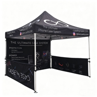 Tente Pop-Up Robuste 10x10 en Oxford 600D Imperméable avec Structure Hexagonale en Aluminium de 40mm, Pliable et Portable pour Événements Extérieurs, Personnalisable avec Logo