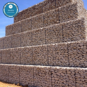 Gabion tường với bao gồm giữ lại tường Hàn lưới gabion giỏ đồng bằng dệt dây thép mạ kẽm hàn - Product Image 3