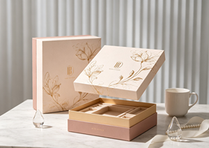 Boîte en forme de livre écologique et recyclable avec fermeture magnétique, impression quadricolore et revêtement UV - Emballage cadeau et artisanal portable - Product Image 5
