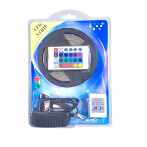 Pita <span class=keywords><strong>LED</strong></span> lampu latar Multi warna RGB, 5V tahan air 30LEDs/m <span class=keywords><strong>2M</strong></span> untuk TV - Product Image 1