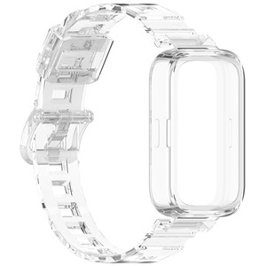 Correa de <span class=keywords><strong>reloj</strong></span> transparente de lujo, funda de pulsera de <span class=keywords><strong>reloj</strong></span> inteligente con correa de TPU suave deportiva transparente para <span class=keywords><strong>Xiaomi</strong></span> <span class=keywords><strong>Mi</strong></span> <span class=keywords><strong>Band</strong></span> 9 Active Cover - Product Image 3