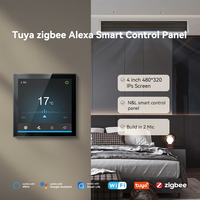2026 Vente en gros Panneau de contrôle central tactile intelligent Tuya de 4 pouces avec carte mémoire, passerelle Zigbee, Alexa et Wi-Fi