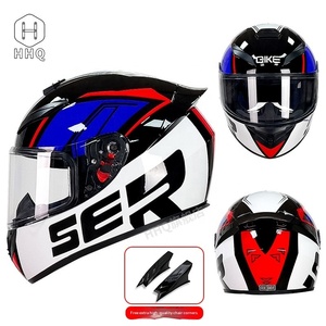 Casque de sécurité intégral pour moto en ABS, certifié 3C/DOT, pour hommes et femmes, hiver, anti-buée, avec sonnette, pour les trajets quotidiens - Product Image 4
