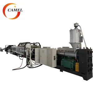 HDPE PE PVC corrugated pipe extruding machine with water cooling