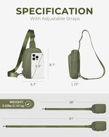 Tendance de l'été et de l'hiver : Petits sacs bandoulière pour femmes et hommes, sacs à bandoulière vintage à la mode, imperméables en polyester 2L avec broderie et fermeture éclair