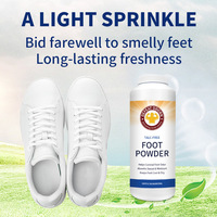 Poudre déodorante pour pieds et chaussures, contrôle des odeurs, absorption de la transpiration, 50%-80% d'ingrédients actifs, modèle 0258 pour chaussures et chaussettes