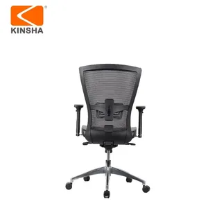 Cổ điển sang trọng điều hành Ông Chủ thiết kế nhà da thật vải hiện đại xoay Ghế lưới văn phòng bàn bàn ghế Ergonomic nhựa - Product Image 3