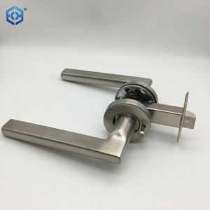 Modern Style Hidden Screw Easy-to-Open <b>Locking</b> Privacy Lever <b>Door</b> <b>Handle</b> for Bedroom and <b>Bathroom</b> for Hotels - Product Image 2