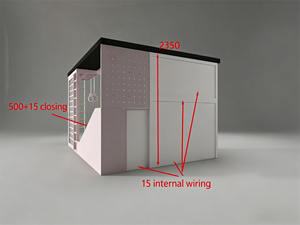 Letto a Castello in Legno Massello Personalizzato per 2 Bambini con Scivolo, Scale con Cassetti e Strutture per il Gioco per Camera da Letto - Product Image 4