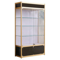 Vitrine antique, vitrine à bijoux, présentoir cosmétique, présentoir en verre pour salle d'échantillons d'usine de fournitures automobiles