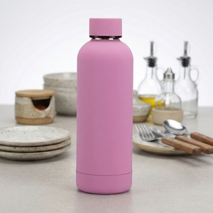 Nueva Botella de Agua de Acero Inoxidable con Doble Pared Aislada, Linda Taza Recta para Niños, Termo Escolar de 350ml 500ml 750ml - Product Image 2