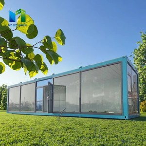 MZECOHOUSE 20 pies <span class=keywords><strong>de</strong></span> lujo móvil industrial <span class=keywords><strong>de</strong></span> acero paneles solares Modulaire contenedor paquete plano plegable contenedor Maison <span class=keywords><strong>restaurante</strong></span> - Product Image 1