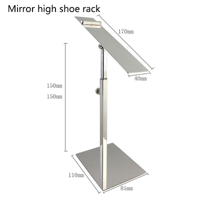 Mirror high shoe rack