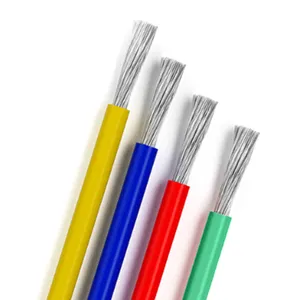 Cable electrónico aislado de PVC de prueba de llama UL1028, 600V, FT1, 30AWG, 26AWG, cable eléctrico de cobre estañado