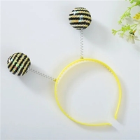Bandeau en plastique drôle d'abeille d'antenne de boule d'extraterrestre d'insecte de monstre d'UFO