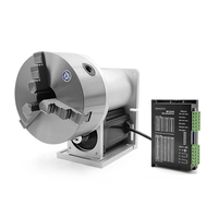 Pièce d'équipement laser D125 160 200 Fixation rotative à trois mâchoires pour machine de marquage laser