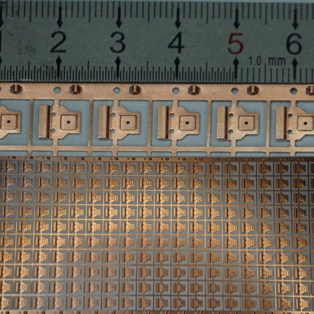 Customized Two Triode Lead Frame Processing Semiconductor Stamping Parts Machining Services