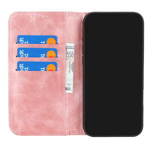 Custodia in Vera Pelle per Apple <span class=keywords><strong>iPhone</strong></span> 17, Cover Magnetica con Supporto per <span class=keywords><strong>iPhone</strong></span> 16 Pro Max, Design Business con Slot per Carte - Product Image 4