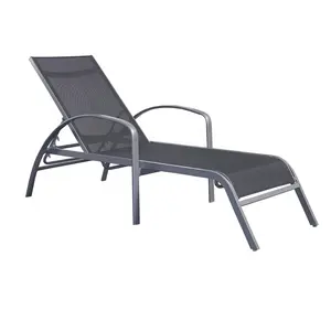 Adjustable Recliner Chaises Lounge Chair Hotel Swimming Pool Furnire Outdoor Waterproof Sunbed Beach Luxury Sun Side Lounger