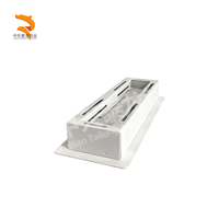 Grille de ventilation au sol moderne en alliage d'aluminium détachable et réglable pour systèmes CVC d'atelier extérieur