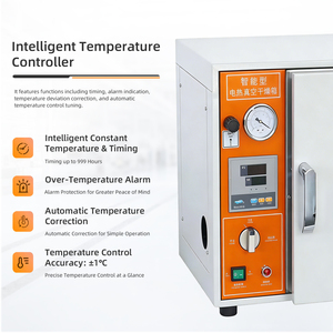 프로그래밍 가능한 고정밀 진공 건조 오븐 |   1년 동안 민감한 재료를 부드럽게 오염 없이 건조시킬 수 있습니다. - Product Image 4