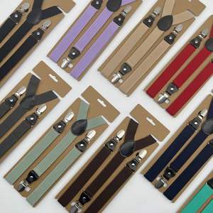 <span class=keywords><strong>Bretelles</strong></span> de mariage pour <span class=keywords><strong>hommes</strong></span> en gros, personnalisées, noires, kaki, couleur unie, élastiques, 3 clips, <span class=keywords><strong>bretelles</strong></span> en Y, <span class=keywords><strong>bretelles</strong></span> réglables - Product Image 1