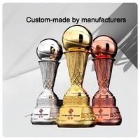 Trophée de football en résine personnalisé, écologique, poli, gravé au laser, structure stable, pour compétition