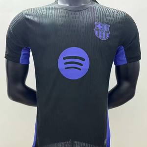 25-26 Barcelona Colaboração Edição Jersey Camisa De Treino Preto N ° 10 Yamal Jogador Fã Design Personalizado Modelo 2425 Top - Product Image 5