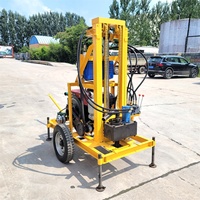 Mesin Rig Pengeboran Sumur Air 22 HP Kustom, Diesel Multifungsi, Portabel, Rig Pengeboran Kecil, Rig Pengeboran Air