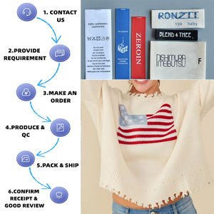 เสื้อสเวตเตอร์ถักลาย<span class=keywords><strong>4th</strong></span> <span class=keywords><strong>july</strong></span> เสื้อสเวตเตอร์ลายธงชาติสหรัฐอเมริกาเสื้อสเวตเตอร์ลายกราฟิคเสื้อสเวตเตอร์ใส่เล่น - Product Image 2