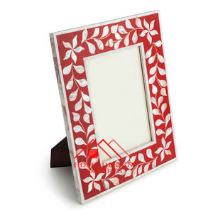 Modern Luxury Bone Inlay Photo <b>Frame</b> for Table Decor Hand Carved Photo <b>Frame</b> <b>With</b> Black Strips <b>Pictures</b> - Product Image 4