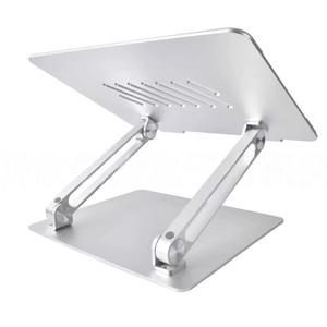<span class=keywords><strong>Supporto</strong></span> per Tablet <span class=keywords><strong>PC</strong></span> in Lega di Alluminio Argento, Multifunzione, Pieghevole, Altezza Regolabile, Forte Dissipazione del Calore, Doppio <span class=keywords><strong>Supporto</strong></span>, 17'' - Product Image 3