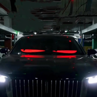 Écran LED animé pour pare-brise de voiture, yeux de démon clignotants, panneau d'affichage lumineux pour pare-brise, yeux de démon pour voiture, camion, taxi