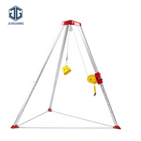 Kit trépied pour espaces confinés 500 kg en alliage d'aluminium, trépied de sauvetage réglable, système de sécurité antichute pour personne en situation de chute, CE