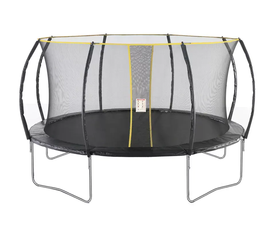 Trampolin Super Besar Halaman Belakang Kualitas Tinggi 8FT 10FT 12FT 14FT 16FT Trampolin Keluarga Luar Ruangan dengan Jaring Pelindung