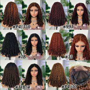 High Density 300% 5x5 Lace Closure <b>Wig</b> Super Double Drawn Pixie Curly 14Inch 16inch 18inch SDD <b>Human</b> Hair <b>Wigs</b> for Black Women - Product Image 6