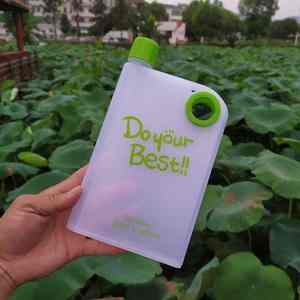 Approvisionnement exclusif transfrontalier : Gobelets d'eau en plastique réutilisables, transparents, plats, carrés, en forme de livre, de qualité alimentaire, format A5, et bouteilles en papier personnalisées - Product Image 5