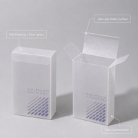 Boîte d'emballage en PVC simple et facile à transporter, personnalisable OEM/ODM, largement utilisée pour les ensembles cadeaux de papeterie