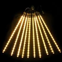 LED Meteor Dusche Regen röhre Lichter im Freien wasserdicht Weihnachts ferien Fee Lampe Garten Falling Star Eiszapfen Stick Dekor
