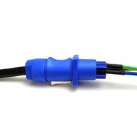 Câble de transmission de données pour écran LED noir Muen, connexion de données, prise aviation, signal, utilisation intérieure (longueur personnalisée), pas de pixel de 6 mm