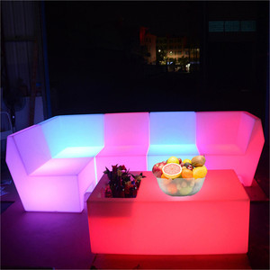 Led Đảng Ghế Và Bàn Cho Thuê Kinh Doanh Chiếu Sáng Đồ Nội Thất Ngoài Trời Đèn Led Ghế Và Bộ Bàn Sofa - Product Image 4