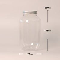 Bouteille en plastique PET ronde scellable avec bouchon à vis pour boissons gazeuses et énergétiques de 6 oz, 8 oz, 16 oz, 200 ml, remplissable à chaud