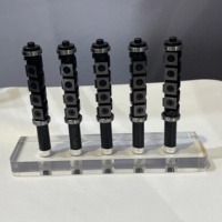 Fraise à rainurer en spirale 1/2*55*30 avec plaquettes en carbure indexables, tige de 1/2 pouce, fraise à bois CNC, roulement supérieur et inférieur