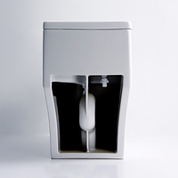 Chine Vente en gros Douche Eau Placard Porcelaine Wc S-trap Salle de bain Siphonic One Piece Toilette Ensemble Sanitaire