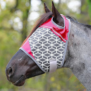 Masque anti-mouches pour chevaux, protège-oreilles, protection contre les insectes, équipement équestre d'extérieur, sangles réglables, ajustement sécurisé, sangles pour gestionnaires d'écuries - Product Image 6